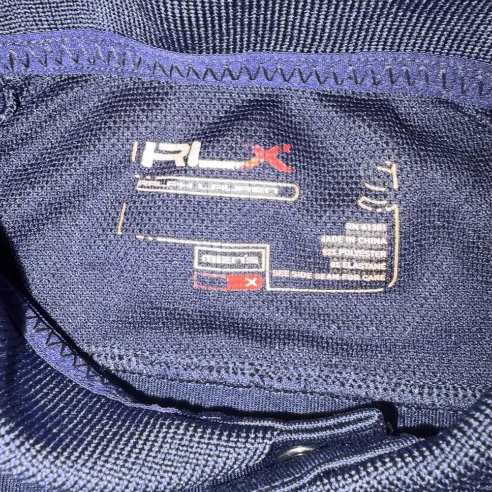 Ralph Lauren RLX Polo Men's Small Blue US Open 2006 Big Pony Shirt VTG